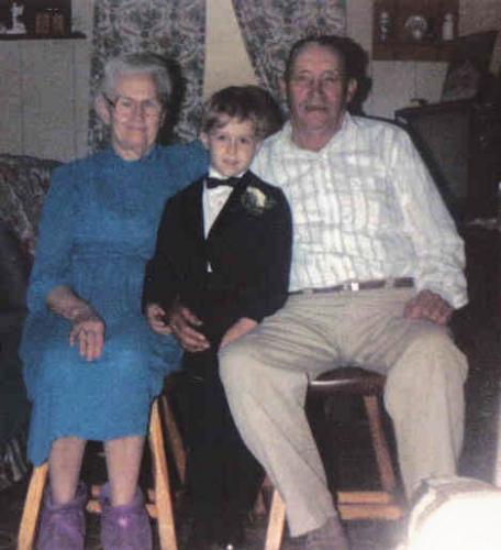 Jeremy and his grandparents...all together again in heaven